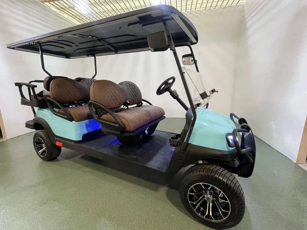 Club Car Seafoam 6 Passenger Golf Cart