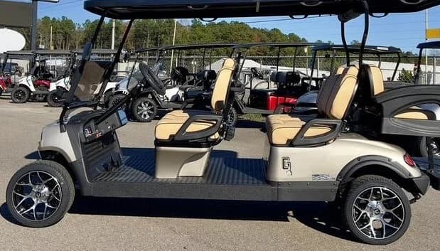 2024 Honor LSV 4+2 G1 3″ Lift 6 Passenger Limo — New 6-Seater Electric Lithium Golf Cart (PGC-736) | Prestige Golf Carts South Africa